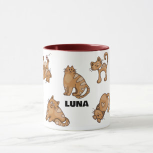 Custom Cat Mok – gepersonaliseerd cadeau voor dier