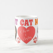 Custom Cat Mom Photo Mug Koffiemok (Center)