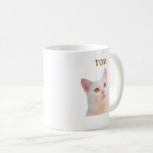Custom Cat Photo Mug – Personalized with Your Pet Koffiemok (Voorkant rechts)