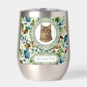 Custom Cat Photo & Name Tumbler (Voorkant)