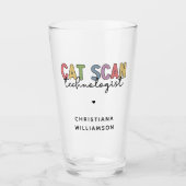 Custom CAT Scan Technologist CT Tech Gifts Glas (Voorkant)