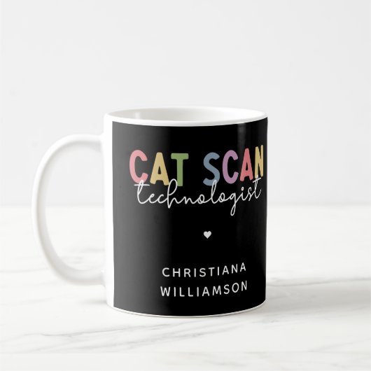 Custom CAT Scan Technologist CT Tech Gifts Koffiemok (Links)