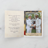 Custom Cathy - Patriottische  vlag Bedankkaart (Binnen)