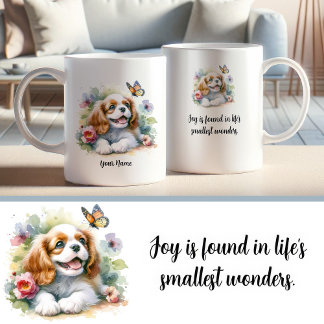 Custom Cavalier King Charles Spaniel Mug et Citati