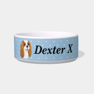 Custom Cavalier King Charles Spaniel    Voerbakje
