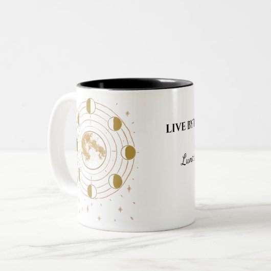 Custom Celestial Moon Phase Mug (Devant gauche)
