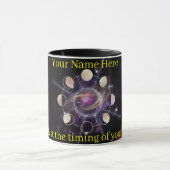 Custom Celestial Moon Phases Spiritual Coffee Mug (Centre)