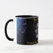 Custom Celestial Moon Phases Spiritual Coffee Mug (Gauche)