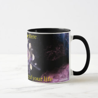 Custom Celestial Moon Phases Spiritual Coffee Mug Mok