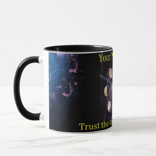 Custom Celestial Moon Phases Spiritual Coffee Mug Mok (Links)