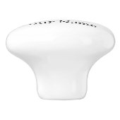 Custom Ceramic Drawer Pull Keramische Knop (Zijkant)