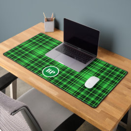 CUSTOM CHECK PLAID ELEGANT GROEN ZWART BUREAUMAT