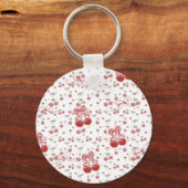 Custom Cherry & Bows Keychain (Achterkant)