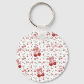 Custom Cherry & Bows Keychain (Achterkant)