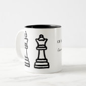 Custom Chess Master Coffee Mug (Devant gauche)