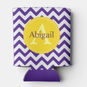 Custom Chevron Lavender Lila Blikjeskoeler (Achterkant)