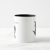 Custom Chihuahua Art Mug with Personalized Name (Centre)