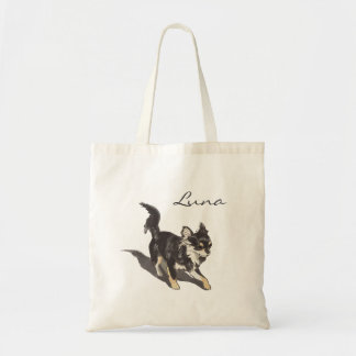 Custom Chihuahua Name Tote Bag Dog Lover Gift