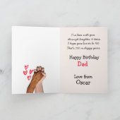 Custom Chow Chow Happy Birthday Kaart (Binnen)