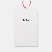 Custom Christmas Cadeaulabel (Achterkant)