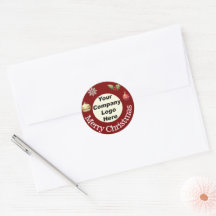 Custom Christmas Corporate Stickers