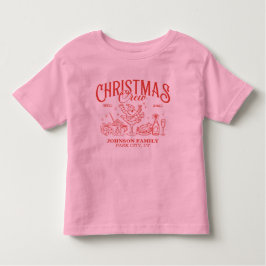 Custom Christmas Crew Matching Family Group Kinder Shirts