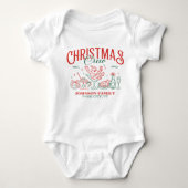 Custom Christmas Crew Matching Family Group Romper (Voorkant)