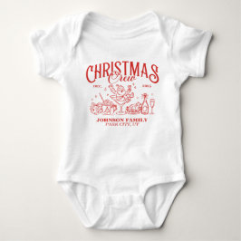 Custom Christmas Crew Matching Family Group Romper