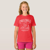 Custom Christmas Crew Matching Family Group T-shirt (Voorkant volledig)