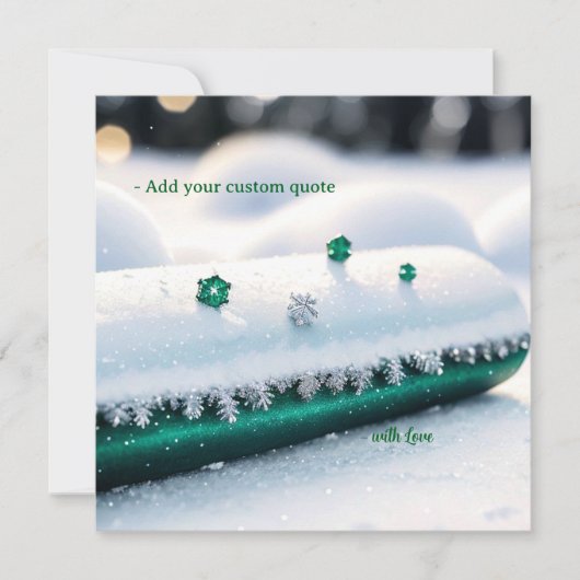 Custom Christmas Kaart (Voorkant)