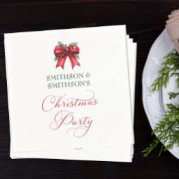 Custom Christmas Party Papier servet