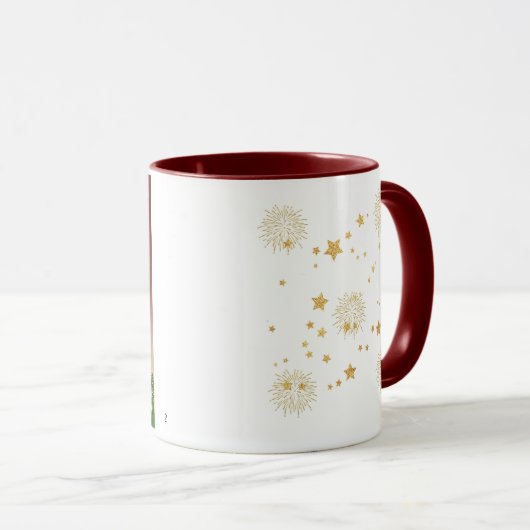 Custom Christmas Photo Mug (Devant droit)