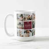 Custom Christmas Photo Mug | Personalized Family (Gauche)
