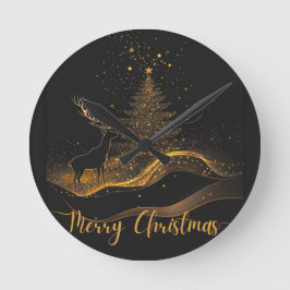 Custom Christmas  Ronde Klok