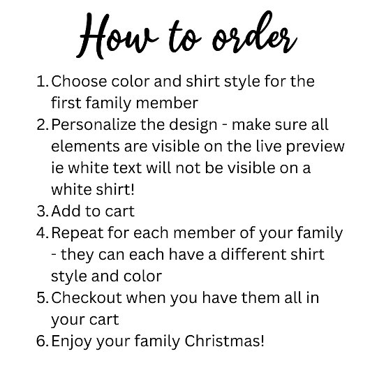 Custom Christmas Squad Familie Kerst Shirten T-shirt