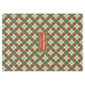 Custom Christmas Tablecloth Chic Holiday Accent Tafelkleed (Voorkant (Horizontaal))