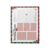 Custom Christmas Workday Planner Notitieblok (Gedraaid)
