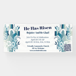 Custom Church Cross Christelijk Jesus Easter Spandoek