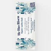 Custom Church Cross Christelijk Jesus Easter Spandoek (Verticaal)