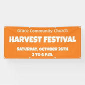Custom Church Harvest Festival Banner (Horizontaal)