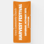Custom Church Harvest Festival Banner (Verticaal)