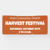 Custom Church Harvest Festival Banner (Horizontaal)