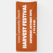 Custom Church Harvest Festival Banner (Verticaal)