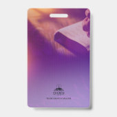 Custom Church Name Badge ID Template (Dos)