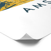 Custom City Map Amsterdam Netherlands Poster (Coin)