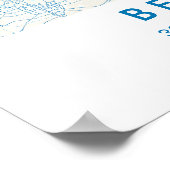 Custom City Map Beijing China Wall Art Poster (Coin)