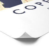 Custom City Map Copenhagen Denmark Wall Art Poster (Hoek)