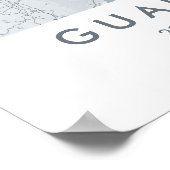 Custom City Map Guangzhou China Wall Art Poster (Coin)