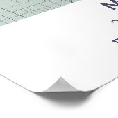 Custom City Map Miami Florida Wall Art Poster (Hoek)