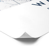 Custom City Map Warsaw Poland Wall Art Poster (Coin)